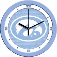 Iowa Hawkeyes Baby Blue Wall Clock