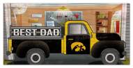 Iowa Hawkeyes Best Dad Truck 6" x 12" Sign