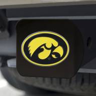 Iowa Hawkeyes Black Color Hitch Cover