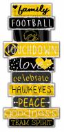 Iowa Hawkeyes Celebrations Stack Sign