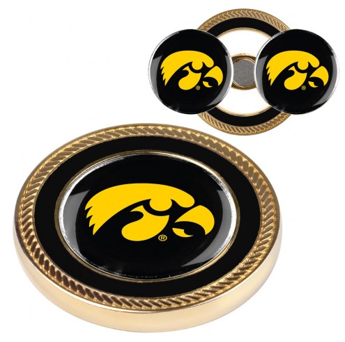 Iowa Hawkeyes Challenge Coin with 2 Ball Markers