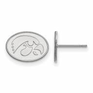 Iowa Hawkeyes Sterling Silver Extra Small Post Earrings