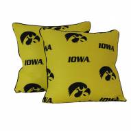 Iowa Hawkeyes Decorative Pillow Set