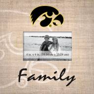 Iowa Hawkeyes Family Picture Frame