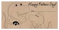 Iowa Hawkeyes Father's Day Coloring Sign