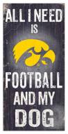 Iowa Hawkeyes Football & My Dog Sign