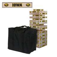 Iowa Hawkeyes Giant Wooden Tumble Tower Game