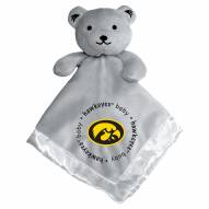 Iowa Hawkeyes Gray Infant Bear Security Blanket