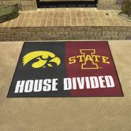 Iowa Hawkeyes/Iowa State Cyclones House Divided Mat