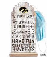 Iowa Hawkeyes In This House Mask Holder