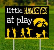 Iowa Hawkeyes Little Fans at Play 2-Sided Yard Sign