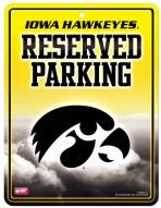 Iowa Hawkeyes Metal Parking Sign