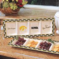 Iowa Hawkeyes NCAA Ceramic Relish Tray