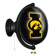 Iowa Hawkeyes Oval Rotating Lighted Wall Sign