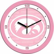 Iowa Hawkeyes Pink Wall Clock