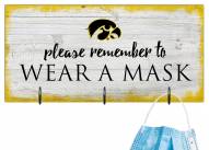 Iowa Hawkeyes Please Wear Your Mask Sign