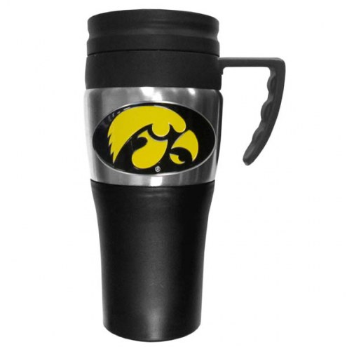 Iowa Hawkeyes Travel Mug w/Handle