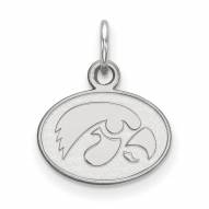 Iowa Hawkeyes Sterling Silver Extra Small Pendant