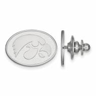 Iowa Hawkeyes Sterling Silver Lapel Pin