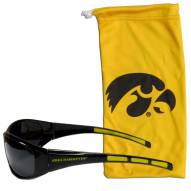 Iowa Hawkeyes Sunglasses and Bag Set