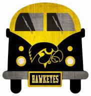 Iowa Hawkeyes Team Bus Sign