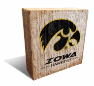Iowa Hawkeyes Team Logo Block