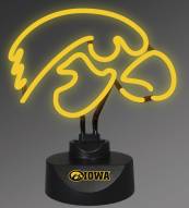 Iowa Hawkeyes Team Logo Neon Lamp