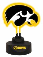 Iowa Hawkeyes Team Logo Neon Light