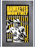 Iowa Hawkeyes Team Monthly 11" x 19" Framed Sign