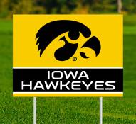 Iowa Hawkeyes Team Name Yard Sign