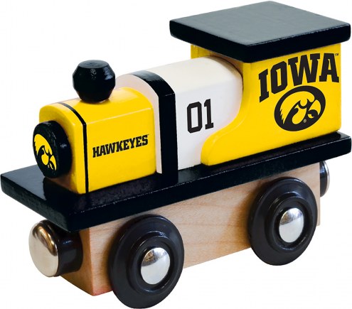 Iowa Hawkeyes Wood Toy Train