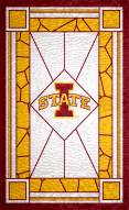 Iowa State Cyclones 11" x 19" Stained Glass Sign