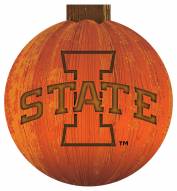 Iowa State Cyclones 12" Halloween Pumpkin Sign