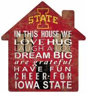 Iowa State Cyclones 12" House Sign