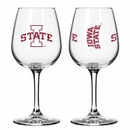 Iowa State Cyclones 12 oz. Gameday Stemmed Wine Glass
