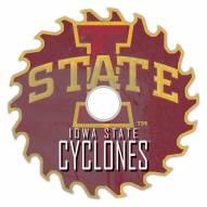 Iowa State Cyclones 12" Rustic Circular Saw Sign