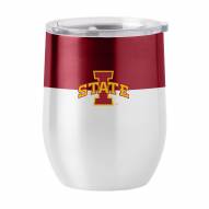 Iowa State Cyclones 16 oz. Colorblock Curved Beverage Glass