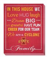 Iowa State Cyclones 16" x 20" In This House Canvas Print