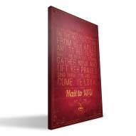Iowa State Cyclones 16" x 24" Song Canvas Print