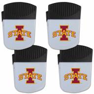 Iowa State Cyclones 4 Pack Chip Clip Magnet with Bottle Opener