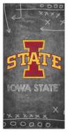 Iowa State Cyclones 6" x 12" Chalk Playbook Sign