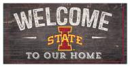 Iowa State Cyclones 6" x 12" Welcome Sign