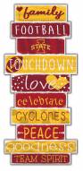 Iowa State Cyclones Celebrations Stack Sign