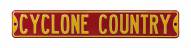 Iowa State Cyclones Country Street Sign