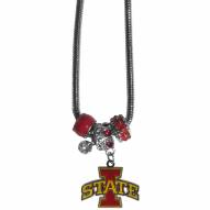 Iowa State Cyclones Euro Bead Necklace