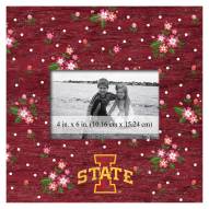 Iowa State Cyclones Floral 10" x 10" Picture Frame