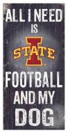 Iowa State Cyclones Football & My Dog Sign