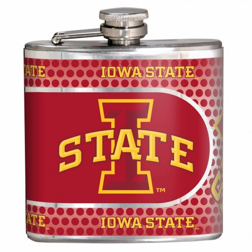 Iowa State Cyclones Hi-Def Stainless Steel Flask