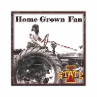 Iowa State Cyclones Home Grown 10" x 10" Sign