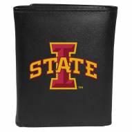 Iowa State Cyclones Large Logo Leather Tri-fold Wallet